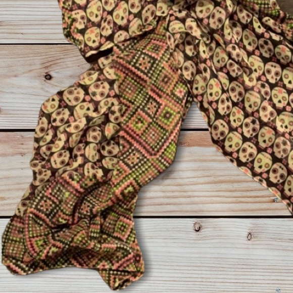 Accessories - 🖤💀🧡 DAY OF THE DEAD SCARF💀